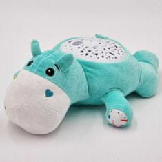 WOOPIE  BABY Snuggle Projector 2-v-1 Hippo Sleeper