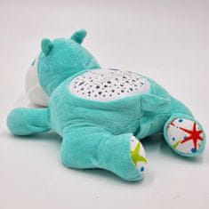 WOOPIE  BABY Snuggle Projector 2-v-1 Hippo Sleeper