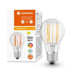 LEDVANCE Zatemnitvena LED žarnica E27 A60 11W = 100W 1521lm 4000K Nevtralno bela 300° CRI90 Filament Superior