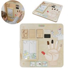 Masterkidz  Montessori Sense of Touch Izobraževalna tabla