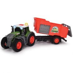 Dickie DICKIE Kmetija Fendt traktor s prikolico 26cm Bala sena