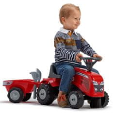 Falk Traktor Baby Massey Ferguson Red s prikolico + accc. Od 1 leta