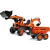 Traktor KUBOTA s prikolico, Oranžni s prikolico od 3 let