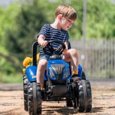Falk Traktor na pedale New Holland Large s prikolico, star 3 leta