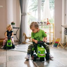 Falk Traktor Baby Claas Green s prikolico + dodatki od 1. leta starosti