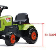 Falk Traktor Baby Claas Axos 310 Green s prikolico od 1 leta starosti