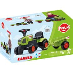 Falk Traktor Baby Claas Axos 310 Green s prikolico od 1 leta starosti