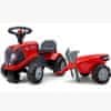 Traktor Baby Case IH Ride-On Red s prikolico + dodatki od 12 mesecev