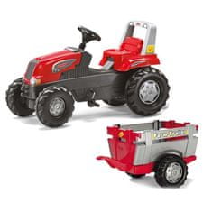 Rolly Toys Pedal Tractor Trailer Junior 3-8 let do 50 kg