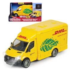 Majorette  Grand Delivery van DHL Mercedes-Benz 12,5cm