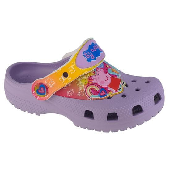 Crocs Cokle vijolična Classic Fun I AM Peppa Pig T Clog