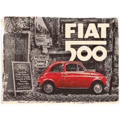 Okrasna tabla Fiat 500