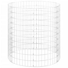 Vidaxl Vrtni kompostnik Ø100x100 cm pocinkano jeklo