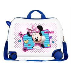 Jada Toys Otroški potovalni kovček na kolesih / otroški voziček MINNIE MOUSE Blue, 34L, 2399864