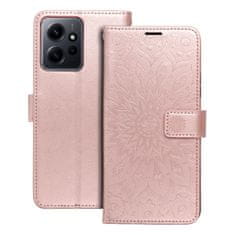 OEM MEZZO Knjižni ovitek za XIAOMI Redmi Note 12 4G mandala zlato roza