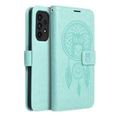 OEM MEZZO Ohišje za knjigo za SAMSUNG A52 5G / A52 LTE ( 4G ) / A52s 5G dreamcatcher green