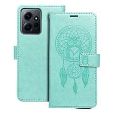 OEM MEZZO Knjižni ovitek za XIAOMI Redmi Note 12 4G dreamcatcher green