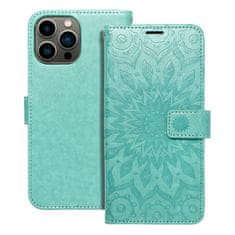 OEM MEZZO Knjižni ovitek za IPHONE 13 Pro Max mandala green