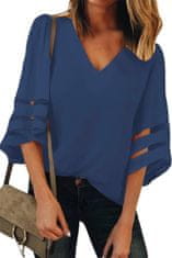 OMG! Ženska bluza Purru modra XL