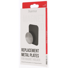 Hama Kovinske ploščice za magnetna držala za mobilne telefone, komplet 2