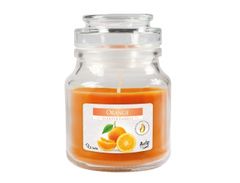 eoshop Sveča v kozarcu ORANŽNA dišeča 120g