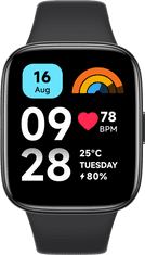 Xiaomi Redmi Watch 3 Active pametna ura, črna