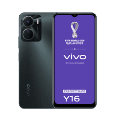 Vivo Y16 pametni telefon, 4/128 GB, črna