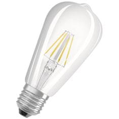 LEDVANCE Zatemnitvena LED žarnica E27 ST64 5,8W = 60W 806lm 4000K Nevtralno bela 300° CRI90 Filament Superior