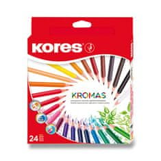 KROMAS, trikotne barvice 3 mm / 24 barv
