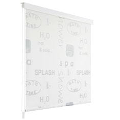 Vidaxl Rolo zavesa za prhp 80x240 cm splash