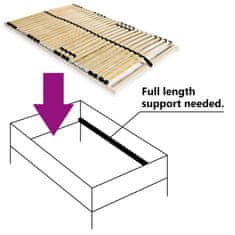 Vidaxl Letveno dno za posteljo 28 letvic 7 con 100x200 cm