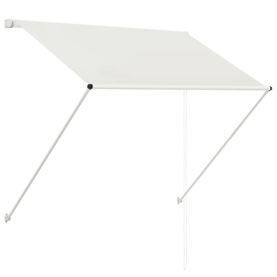 Vidaxl Zložljiva tenda 150x150 cm krem