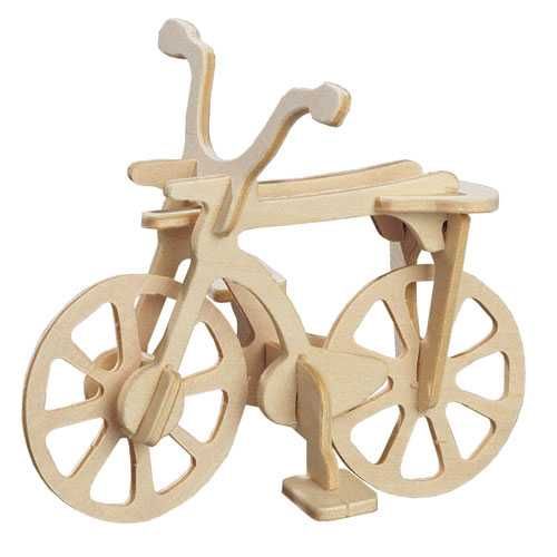 Woodcraft Lesena 3D sestavljanka Puzzle Wheel