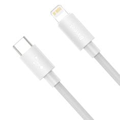 BASEUS Baseus Simple Wisdom Data Cable Kit USB-C to Lightning PD 20W (2PCS/Set) 1.5m White