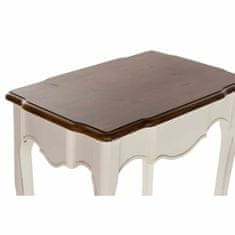 DKD Home Decor Garnitura 3 miz DKD Home Decor White Brown 60 x 40 x 66 cm