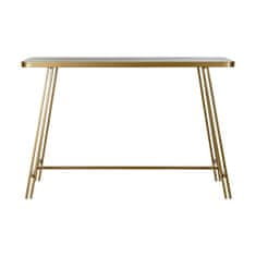 DKD Home Decor Konzola DKD Home Decor Golden Metal Wood (120,5 x 40 x 80 cm)