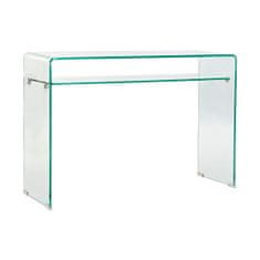 DKD Home Decor Konzola DKD Home Decor Transparent 110 x 35 x 75 cm Kaljeno steklo