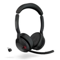 Jabra Evolve2 55 Link380c slušalke, USB-A, MS, črne (25599-999-999)