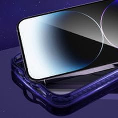 Kingxbar Magnetni etui za iPhone 14 Plus MagSafe PQY Ice Crystal Series srebrn