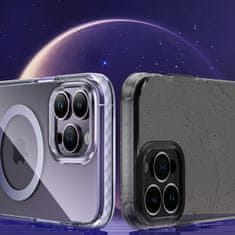 Kingxbar Magnetni etui za iPhone 14 Plus MagSafe PQY Ice Crystal Series vijoličen