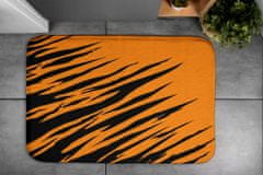 tulup.si Kopalniška preproga Tiger stripes 75x45 cm Bela