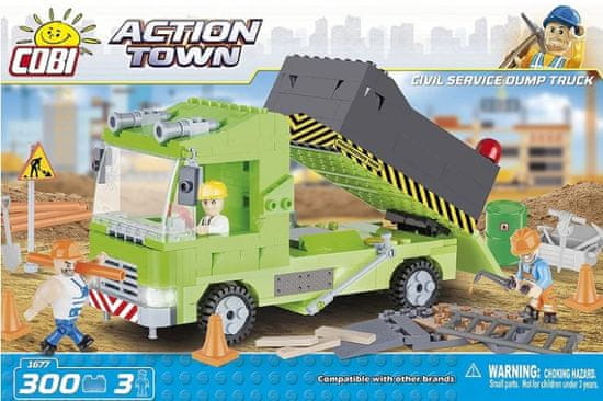 Cobi Action Town kocke, tovornjak prekucnik, 300/1