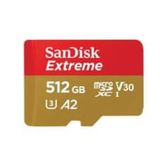 SanDisk Extreme/micro SDXC/512GB/UHS-I U3/Class 10/+ Adapter