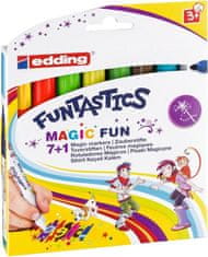 Edding Otroški markerji Funtastics Magic Fun 13, komplet 8 barv za manjše otroke