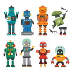 Petit collage Magnetna igra Roboti