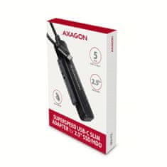 AXAGON ADSA-FP2C, USB-C 5Gb/s - SATA 6G 2,5" SSD/HDD SLIM adapter