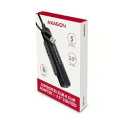 AXAGON ADSA-FP2A, USB-A 5Gb/s - SATA 6G 2,5" SSD/HDD SLIM adapter