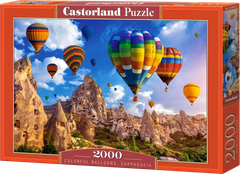 Castorland Puzzle Barvni baloni, Kapadokija 2000 kosov