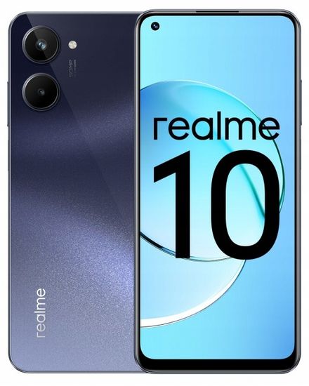 realme 10 pametni telefon, 8 GB/256 GB, črn