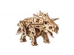 UGEARS 3D lesena mehanska sestavljanka Triceratops